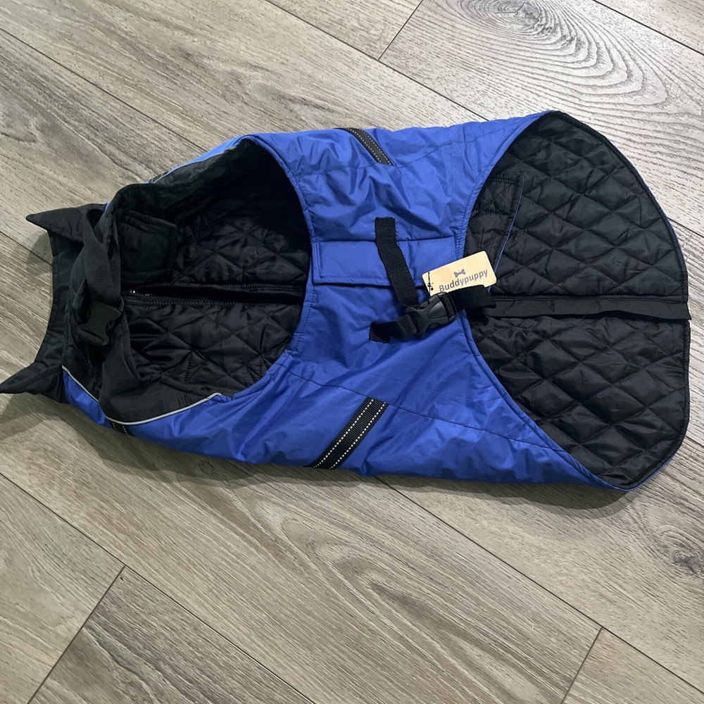 NWT Buddy Puppy BLUE Sleeveless Down Coat Hiking EXTRA LARGE